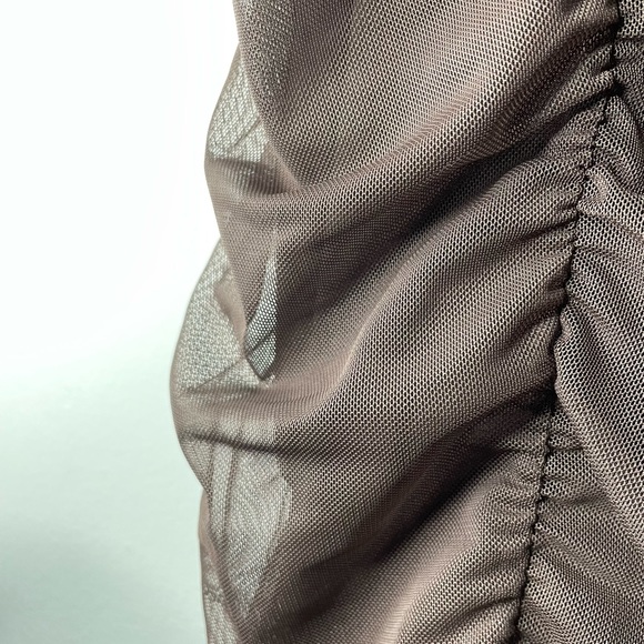 H&M Dark Brown Fitted Dress Medium - Picture 4 of 6